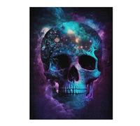 Rompecabezas Para Adolescentes1000pcs(52x38cm) Cosmic Skull Art Print Rompecabezas Para Adultos Juegos Familiares Análisis Y Lógica Trato Como Regalos Para Toda La Familia 1000pcs(52x38cm)