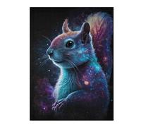 Rompecabezas Para Adolescentes1000pcs(52x38cm) Cosmic Squirrel Art Print-2 Rompecabezas Para Adultos Juegos Familiares Análisis Y Lógica Trato Como Regalos Para Toda La Familia 1000pcs(52x38cm)