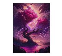 Rompecabezas Para Adolescentes1000pcs(52x38cm) Electric Storm Tree Rompecabezas Para Adultos Juegos Familiares Análisis Y Lógica Trato Como Regalos Para Toda La Familia 1000pcs(52x38cm)