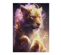 Rompecabezas Para Adolescentes1000pcs(52x38cm) Enchanted Tiger Fantasy Art Print Rompecabezas Para Adultos Juegos Familiares Análisis Y Lógica Trato Como Regalos Para Toda La Familia 1000pcs(52x38cm)