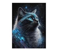 Rompecabezas Para Adolescentes1000pcs(52x38cm) Galactic Cat Art Print Rompecabezas Para Adultos Juegos Familiares Análisis Y Lógica Trato Como Regalos Para Toda La Familia 1000pcs(52x38cm)