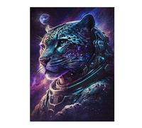 Rompecabezas Para Adolescentes1000pcs(52x38cm) Space Leopard Astronaut Art Print Rompecabezas Para Adultos Juegos Familiares Análisis Y Lógica Trato Como Regalos Para Toda La Familia 1000pcs(52x38cm)