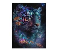 Rompecabezas Para Adolescentes1000pcs(52x38cm) Tiger Fantasy Artwork-6 Rompecabezas Para Adultos Juegos Familiares Análisis Y Lógica Trato Como Regalos Para Toda La Familia 1000pcs(52x38cm)