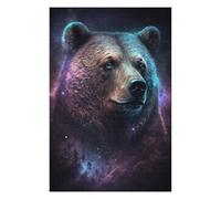Rompecabezas Para Adolescentes1000pcs(75x50cm) Galactic Bear Portrait Rompecabezas Para Adultos Juegos Familiares Análisis Y Lógica Trato Como Regalos Para Toda La Familia 1000pcs(75x50cm)