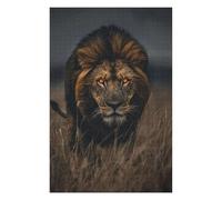 Rompecabezas Para Adolescentes1000pcs(75x50cm) Wild Lion in Grassland Rompecabezas Para Adultos Juegos Familiares Análisis Y Lógica Trato Como Regalos Para Toda La Familia 1000pcs(75x50cm)