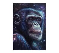 Rompecabezas Para Adultos 1000pcs(38x26cm) Chimpanzee in Space-2 Rompecabezas Para Adultos Juego Práctico Vacaciones En Casa Matar El Tiempo Juego Desafiante Regalos 1000pcs(38x26cm)