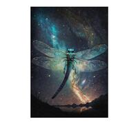 Rompecabezas Para Adultos 1000pcs(38x26cm) Cosmic Dragonfly Flight Rompecabezas Juegos Relajantes Decoración De Pared Difícil Y Desafiante 1000pcs(38x26cm)