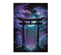 Rompecabezas Para Adultos 1000pcs(38x26cm) Enchanted Night Gateway Rompecabezas Juegos Divertidos Regalo De Cumpleaños Regalos Únicos De Cumpleaños Y Navidad 1000pcs(38x26cm)