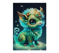 Rompecabezas Para Adultos 1000pcs(38x26cm) Fantasy Magical Creature Art Print-1 Rompecabezas Juegos Divertidos Regalo De Cumpleaños Regalos Únicos De Cumpleaños Y Navidad 1000pcs(38x26cm)