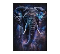 Rompecabezas Para Adultos 1000pcs(38x26cm) Galactic Elephant Majesty Rompecabezas Para Adultos Juguete Decoración De Pared Decoración Del Hogar Desafío Educativo 1000pcs(38x26cm)
