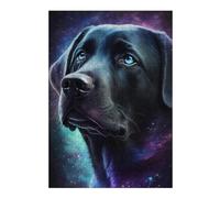 Rompecabezas Para Adultos 1000pcs(38x26cm) Galactic Labrador Portrait -4 Rompecabezas Juegos Divertidos Regalo De Cumpleaños Regalos Únicos De Cumpleaños Y Navidad 1000pcs(38x26cm)