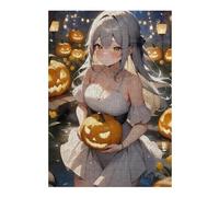 Rompecabezas Para Adultos 1000pcs(38x26cm) Halloween Pumpkin Night Rompecabezas Juegos Relajantes Decoración De Pared Difícil Y Desafiante 1000pcs(38x26cm)