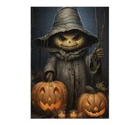Rompecabezas Para Adultos 1000pcs(38x26cm) Halloween Pumpkin Witch Scene Rompecabezas Juegos Relajantes Decoración De Pared Difícil Y Desafiante 1000pcs(38x26cm)