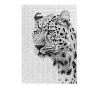 Rompecabezas Para Adultos 1000pcs(38x26cm) Jaguar Head Poster Rompecabezas Juegos Relajantes Decoración De Pared Difícil Y Desafiante 1000pcs(38x26cm)