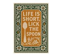Rompecabezas Para Adultos 1000pcs(38x26cm) Life Is Short, Lick The Spoon Rompecabezas Para Adultos Juegos Familiares Regalos Para Mujeres Regalos Para Amigos Y Familiares 1000pcs(38x26cm)