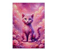 Rompecabezas Para Adultos 1000pcs(38x26cm) Magical Fantasy Kitten Rompecabezas Juegos Relajantes Decoración De Pared Difícil Y Desafiante 1000pcs(38x26cm)