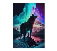 Rompecabezas Para Adultos 1000pcs(38x26cm) Magical Wolf in Snowy Landscape Rompecabezas Para Adultos Juegos Familiares Regalo De Cumpleaños Regalos Únicos Para Cumpleaños Y Navidad 1000pcs(38x26cm)
