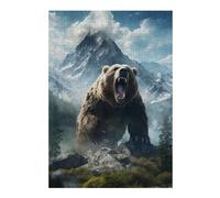 Rompecabezas Para Adultos 1000pcs(38x26cm) Rompecabezas Bear Mountains 2 Rompecabezas Para Adultos Juego De Ingenio Alivia El Estrés Es Ideal Como Regalo 1000pcs(38x26cm)