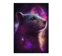 Rompecabezas Para Adultos 1000pcs(38x26cm) Rompecabezas Cosmic Rat Portrait-1 Rompecabezas Para Adultos Juego De Ingenio Alivia El Estrés Es Ideal Como Regalo 1000pcs(38x26cm)