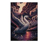 Rompecabezas Para Adultos 1000pcs(38x26cm) Rompecabezas Enchanted Swan Lake -1 Rompecabezas Para Adultos Juegos De Relajación Regalos Para Mujeres Es Ideal Como Regalo 1000pcs(38x26cm)