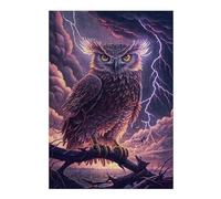 Rompecabezas Para Adultos 1000pcs(38x26cm) Thunderstorm Owl Perch Rompecabezas Para Adultos Juegos Familiares Regalo De Cumpleaños Regalos Únicos Para Cumpleaños Y Navidad 1000pcs(38x26cm)
