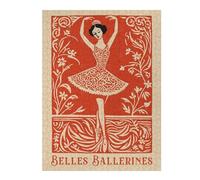 Rompecabezas Para Adultos 1000pcs(52x38cm) Belles Ballerines Vintage Ballet Art Rompecabezas Para Adultos Juegos Relajantes Alivia El Estrés Desafiante De Completar 1000pcs(52x38cm)