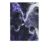Rompecabezas Para Adultos 1000pcs(52x38cm) Blue Vs White Lion Art Print Rompecabezas Para Adultos Juegos Familiares Regalo De Cumpleaños Regalos Únicos Para Cumpleaños Y Navidad 1000pcs(52x38cm)