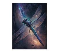 Rompecabezas Para Adultos 1000pcs(52x38cm) Cosmic Dragonfly Art Print-1 Rompecabezas Juegos Divertidos Regalo De Cumpleaños Regalos Únicos De Cumpleaños Y Navidad 1000pcs(52x38cm)