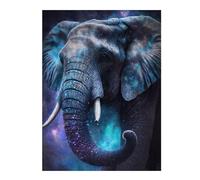 Rompecabezas Para Adultos 1000pcs(52x38cm) Cosmic Elephant Art Print-12 Rompecabezas Juegos Divertidos Regalo De Cumpleaños Regalos Únicos De Cumpleaños Y Navidad 1000pcs(52x38cm)