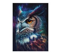 Rompecabezas Para Adultos 1000pcs(52x38cm) Cosmic Owl Portrait Rompecabezas Para Adultos Juego Práctico Vacaciones En Casa Matar El Tiempo Juego Desafiante Regalos 1000pcs(52x38cm)