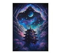 Rompecabezas Para Adultos 1000pcs(52x38cm) Enchanted Pagoda Sky Rompecabezas Juegos Relajantes Decoración De Pared Difícil Y Desafiante 1000pcs(52x38cm)