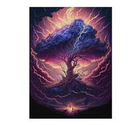 Rompecabezas Para Adultos 1000pcs(52x38cm) Enchanted Tree of Lightning -1 Rompecabezas Juegos Divertidos Regalo De Cumpleaños Regalos Únicos De Cumpleaños Y Navidad 1000pcs(52x38cm)