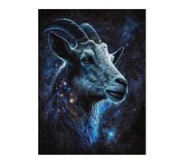 Rompecabezas Para Adultos 1000pcs(52x38cm) Galactic Goat Portrait -5 Rompecabezas Para Adultos Juego De Ingenio Un Desafío Educativo De Arte 1000pcs(52x38cm)