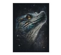 Rompecabezas Para Adultos 1000pcs(52x38cm) Galactic Lizard Portrait Rompecabezas Juegos Divertidos Regalo De Cumpleaños Regalos Únicos De Cumpleaños Y Navidad 1000pcs(52x38cm)