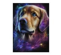 Rompecabezas Para Adultos 1000pcs(52x38cm) Galaxy Golden Retriever Art Print -2 Rompecabezas Para Adultos Juegos Relajantes Decoración Perfecta Difícil Y Desafiante 1000pcs(52x38cm)