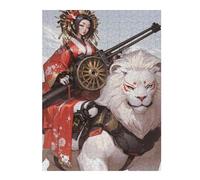 Rompecabezas Para Adultos 1000pcs(52x38cm) Geisha on Lion with Gatling Gun Rompecabezas Para Adultos Juegos Familiares Regalos Para Mujeres Regalos Para Amigos Y Familiares 1000pcs(52x38cm)