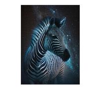 Rompecabezas Para Adultos 1000pcs(52x38cm) Glowing Zebra in Space Rompecabezas Para Adultos Juego Práctico Vacaciones En Casa Matar El Tiempo Juego Desafiante Regalos 1000pcs(52x38cm)