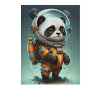 Rompecabezas Para Adultos 1000pcs(52x38cm) Panda Astronaut Space Suit-6 Rompecabezas Juegos Divertidos Regalo De Cumpleaños Regalos Únicos De Cumpleaños Y Navidad 1000pcs(52x38cm)