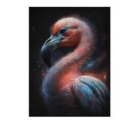 Rompecabezas Para Adultos 1000pcs(52x38cm) Rompecabezas Cosmic Flamingo Artwork-1 Rompecabezas Para Adultos Juego De Ingenio Alivia El Estrés Es Ideal Como Regalo 1000pcs(52x38cm)