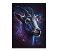 Rompecabezas Para Adultos 1000pcs(52x38cm) Rompecabezas Cosmic Goat Portrait-1 Rompecabezas Para Adultos Juegos De Relajación Regalos Para Mujeres Es Ideal Como Regalo 1000pcs(52x38cm)