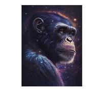 Rompecabezas Para Adultos 1000pcs(52x38cm) Rompecabezas Galactic Chimpanzee Portrait-2 Rompecabezas Para Adultos Juegos De Relajación Regalos Para Mujeres Es Ideal Como Regalo 1000pcs(52x38cm)