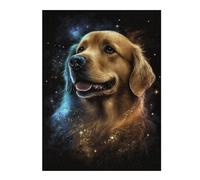 Rompecabezas Para Adultos 1000pcs(52x38cm) Rompecabezas Golden Retriever Galaxy Art Print-6 Rompecabezas Para Adultos Juego De Ingenio Alivia El Estrés Es Ideal Como Regalo 1000pcs(52x38cm)