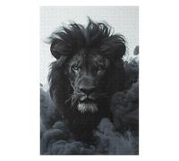 Rompecabezas Para Adultos 1000pcs(75x50cm) Black Lion Majesty Rompecabezas Juegos Divertidos Regalo De Cumpleaños Regalos Únicos De Cumpleaños Y Navidad 1000pcs(75x50cm)