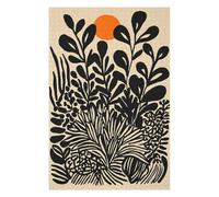 Rompecabezas Para Adultos 1000pcs(75x50cm) Botanical Illustration with Orange Sun Rompecabezas Para Adultos Juguetes Antiestrés Desafío Educativo De Corte De Precisión 1000pcs(75x50cm)