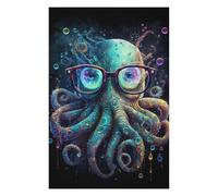Rompecabezas Para Adultos 1000pcs(75x50cm) Colorful Octopus Art Print-3 Rompecabezas Juegos Relajantes Decoración De Pared Difícil Y Desafiante 1000pcs(75x50cm)