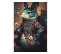Rompecabezas Para Adultos 1000pcs(75x50cm) Elegant Rabbit Art Print-3 Rompecabezas Para Adultos Juego De Ingenio Un Desafío Educativo De Arte 1000pcs(75x50cm)