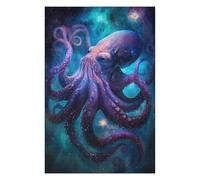 Rompecabezas Para Adultos 1000pcs(75x50cm) Galactic Octopus Art Print-10 Rompecabezas Para Adultos Juego Práctico Vacaciones En Casa Matar El Tiempo Juego Desafiante Regalos 1000pcs(75x50cm)