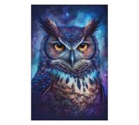 Rompecabezas Para Adultos 1000pcs(75x50cm) Galactic Owl Art Print-1 Rompecabezas Para Adultos Juegos Relajantes Decoración Perfecta Difícil Y Desafiante 1000pcs(75x50cm)
