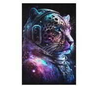 Rompecabezas Para Adultos 1000pcs(75x50cm) Leopard Astronaut in Space Rompecabezas Para Adultos Juego De Ingenio Un Desafío Educativo De Arte 1000pcs(75x50cm)