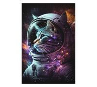 Rompecabezas Para Adultos 1000pcs(75x50cm) Rompecabezas Cosmic Cat in Space Suit-1 Rompecabezas Para Adultos Juegos De Relajación Regalos Para Mujeres Es Ideal Como Regalo 1000pcs(75x50cm)